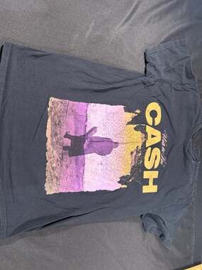 Sz M Johnny Cash Walk the Line T-Shirt